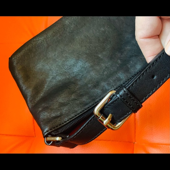 ❤️NWOT GianFranco Ferre designer small genuine leather purse black. Rare 😎 - Picture 4 of 6